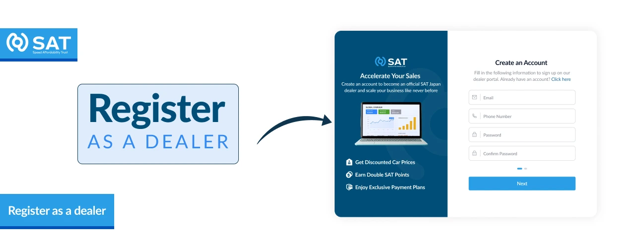 Register as a dealer